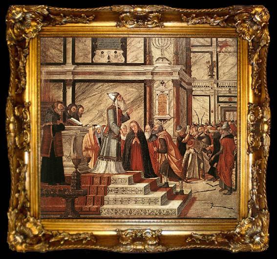 framed  CARPACCIO, Vittore The Marriage of the Virgin dgh, ta009-2